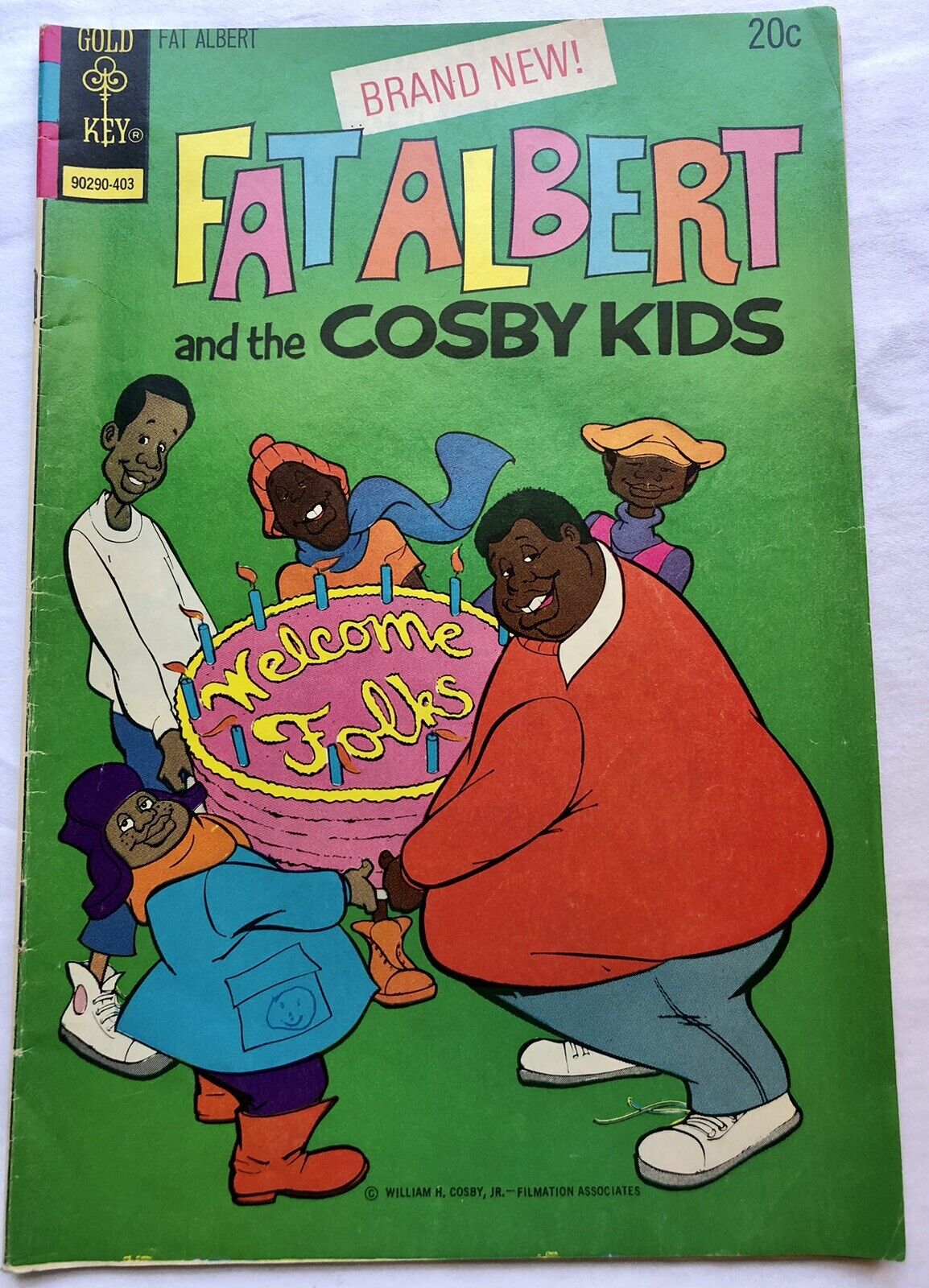Fat Albert and the Cosby Kids #1 (Gold Key 1974) 1st Appearances Nice Presenting