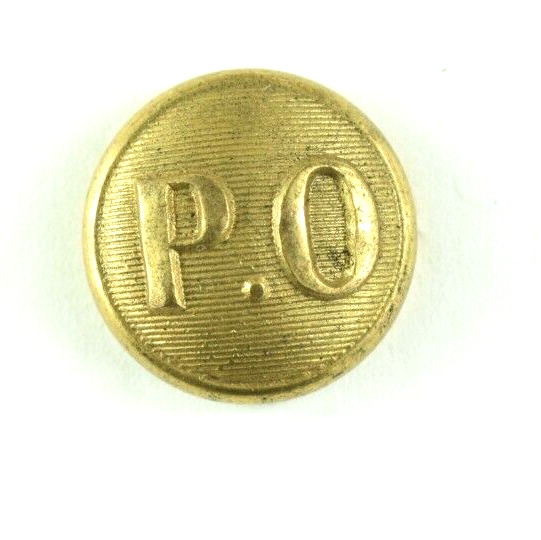 1870s-80s Post Office Department P.O. Vintage Original Button 2 N1D