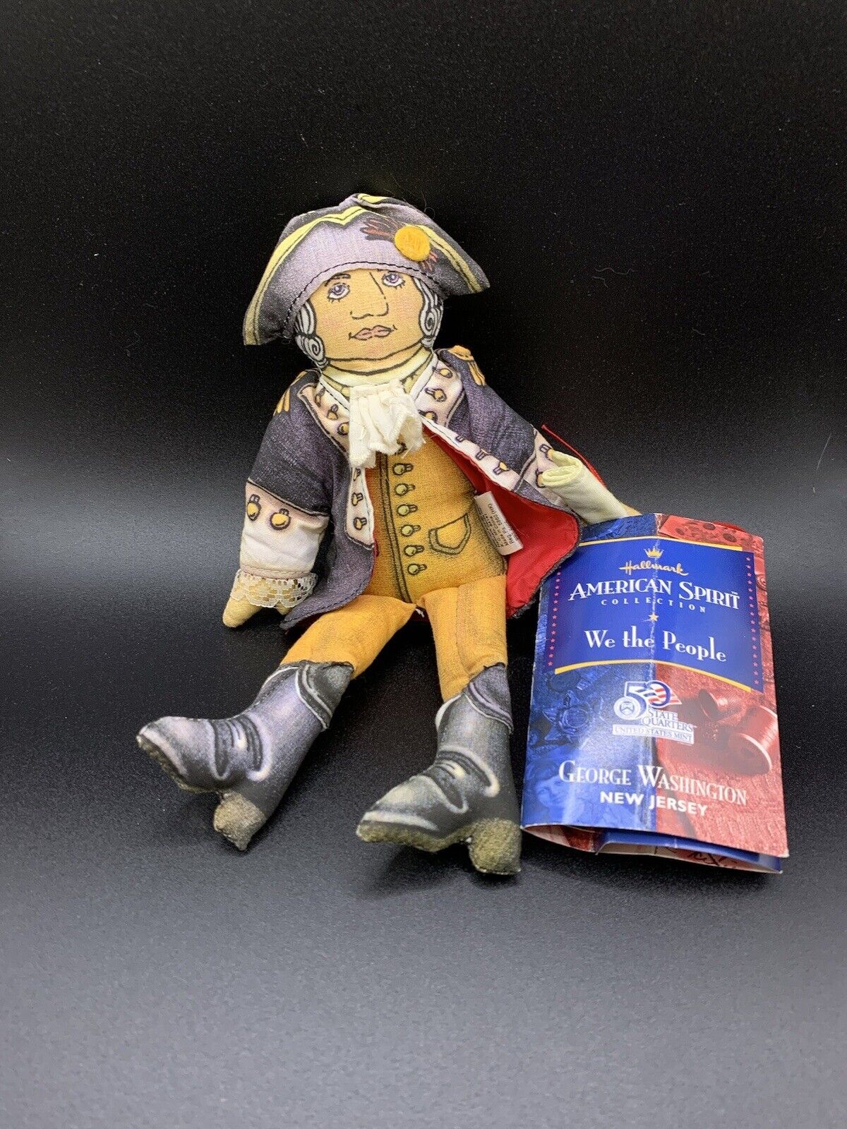George Washington – Hallmark’s American Spirit Cloth Doll W /Tag Patriotic July
