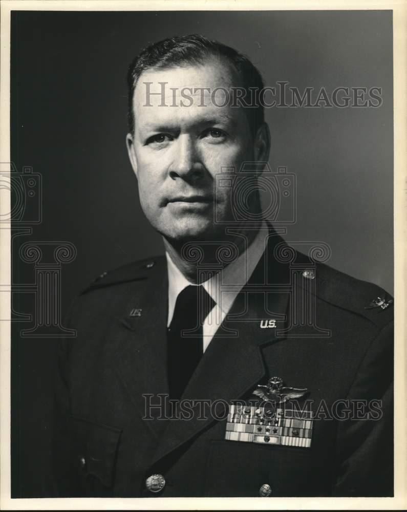 Press Photo Colonel Tom E. Marchbanks, Jr., Commander, 433d Troop Carrier Wing