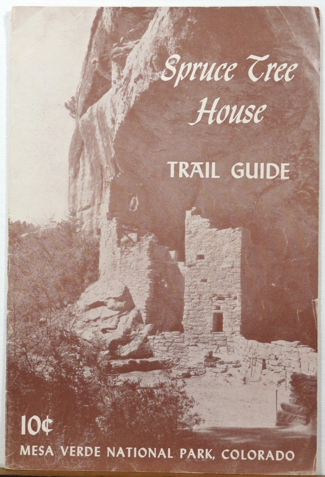 1962 Spruce Tree House Trail Guide Mesa Verde National Park Colorado brochure b