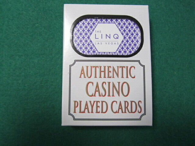 The LINQ Purple Casino Las Vegas Deck of Playing Cards + FREE Poker Chip