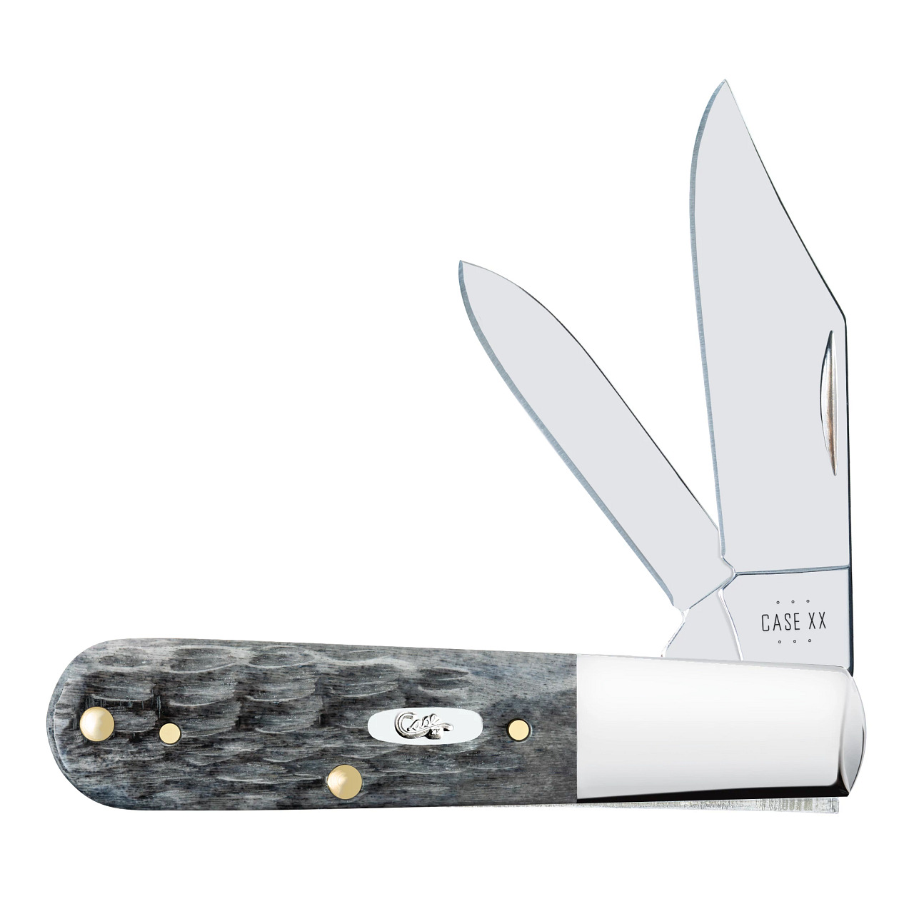 Case XX Knives Barlow Pocket Worn Gray Bone 58423 Carbon Steel Pocket Knife