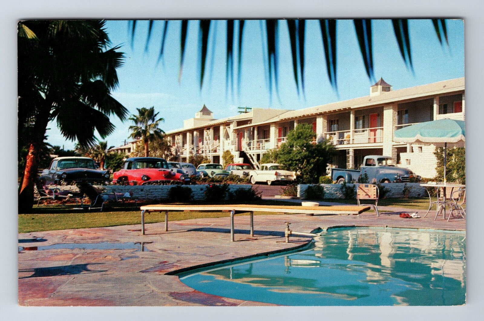 Phoenix AZ-Arizona, Desert Inn, Advertisement, Antique, Vintage c1958 Postcard