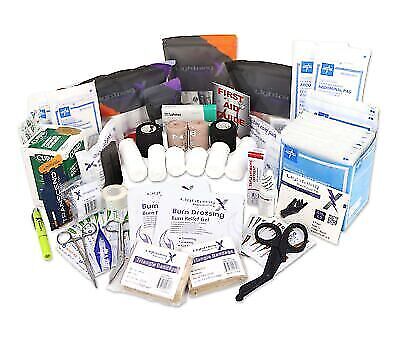 Lightning X Basic First Aid Responder EMT Medical Stocked Trauma Fill Kit LXSMK-