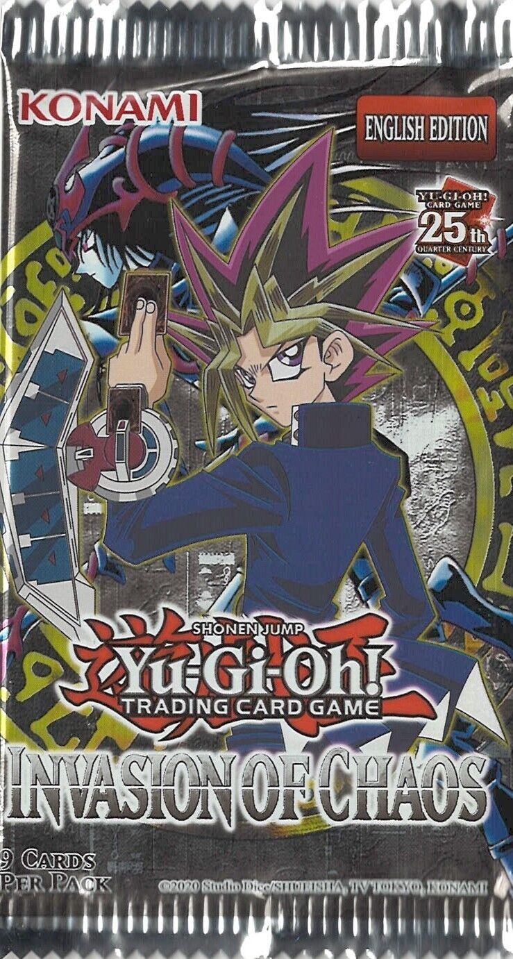 YU-GI-OH  TCG Invasion Of Chaos English Edition Booster Pack