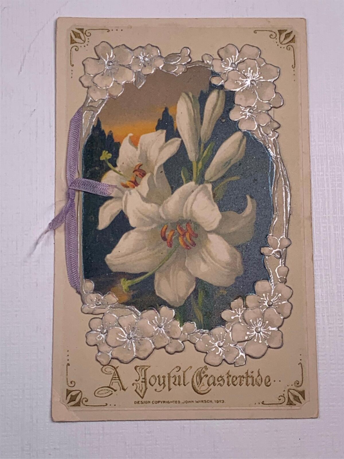 Postcard John Winsch A Joyful Eastertide 
