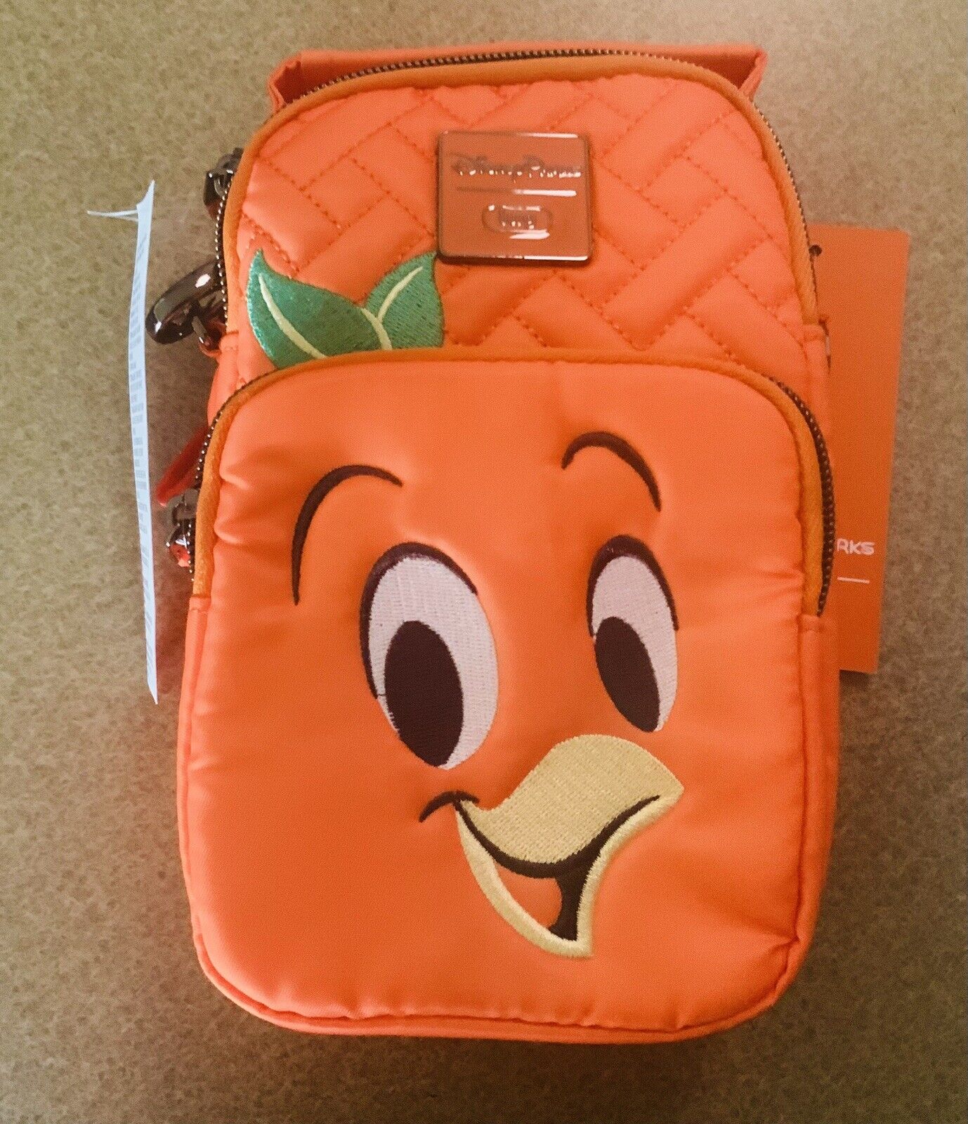 2024 Disney Parks Epcot Flower And Garden Festival Orange Bird CROSSBODY LUG BAG