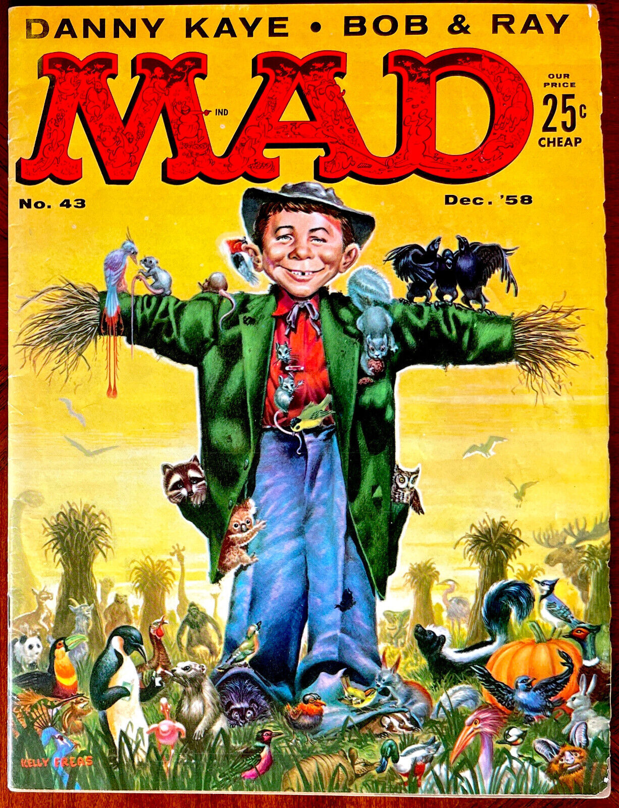 MAD MAGAZINE #43 - 1958 - Fine (6.0)  Classic Early Mad - Danny Kaye, Bob & Ray