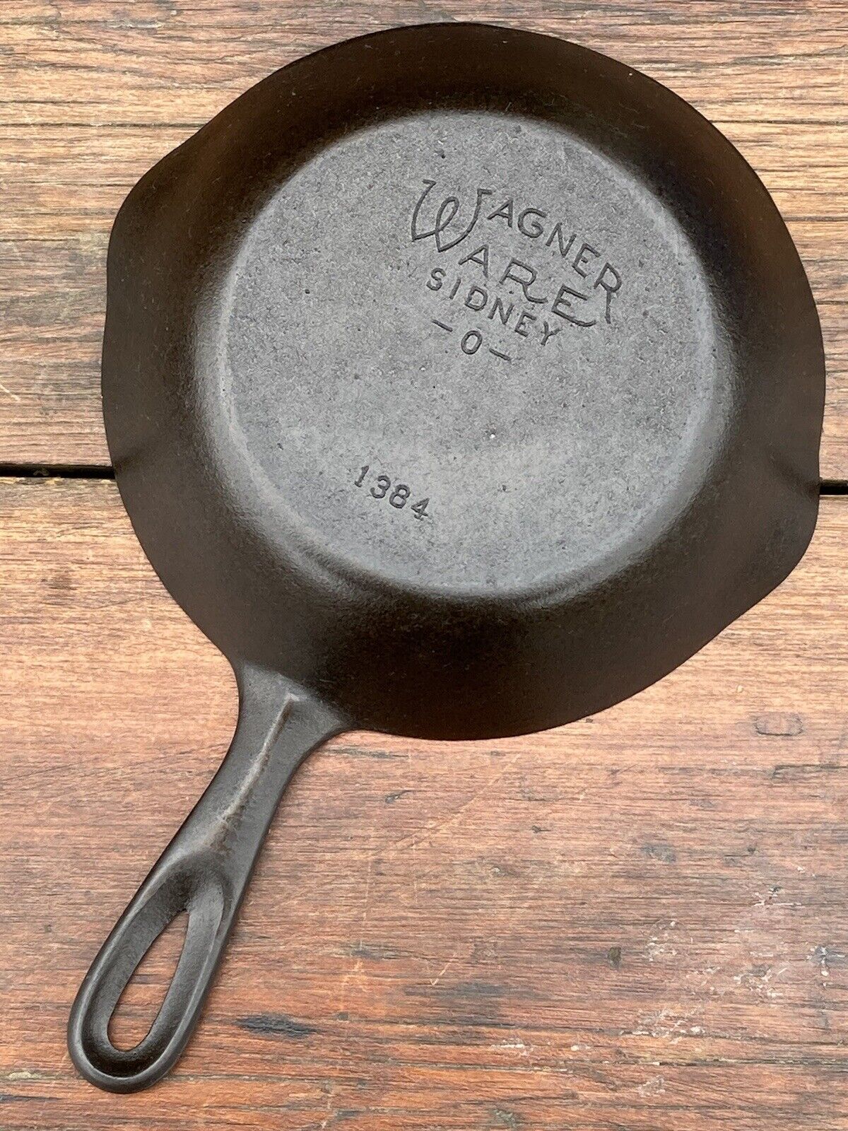 Wagner Ware Cast Iron #1384 Chef Skillet