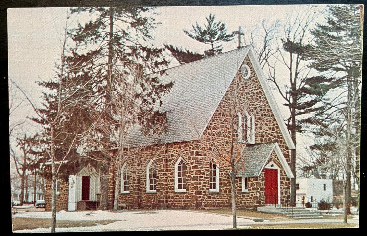 Vintage Postcard 1930-1945 Sacred Heart Roman Catholic church, Vineland, NJ