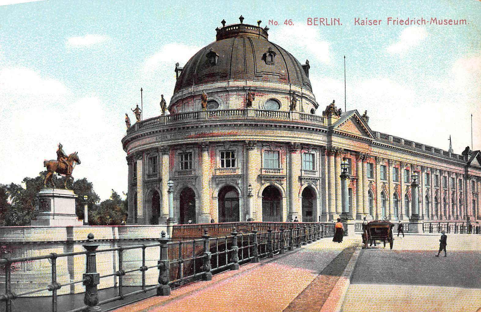 Kaiser Friedrich Museum, Berlin, Germany, early postcard, unused 