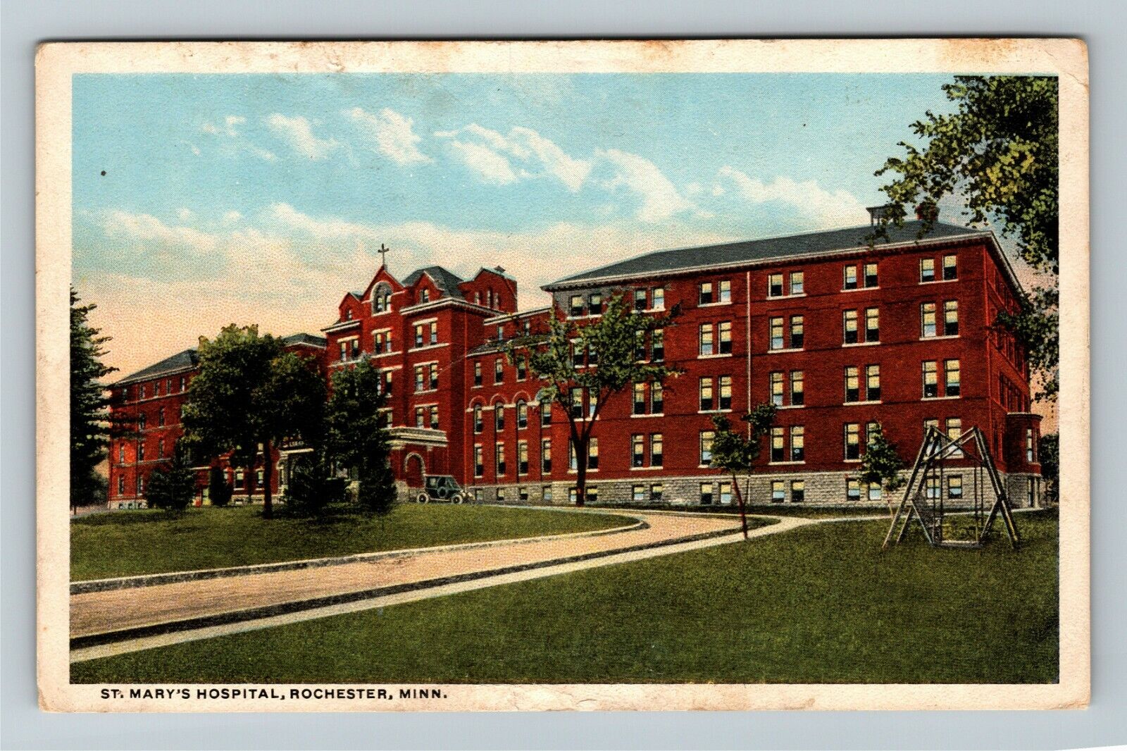 Rochester MN-Minnesota, St Mary\'s Hospital Vintage Souvenir Postcard