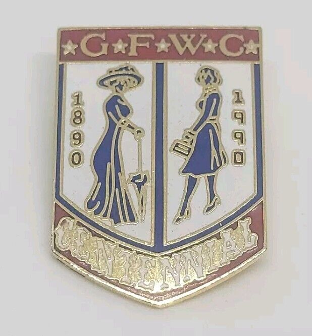 Vintage GFWC General Federation of Women\'s Clubs Centennial (1890-1990) Pin