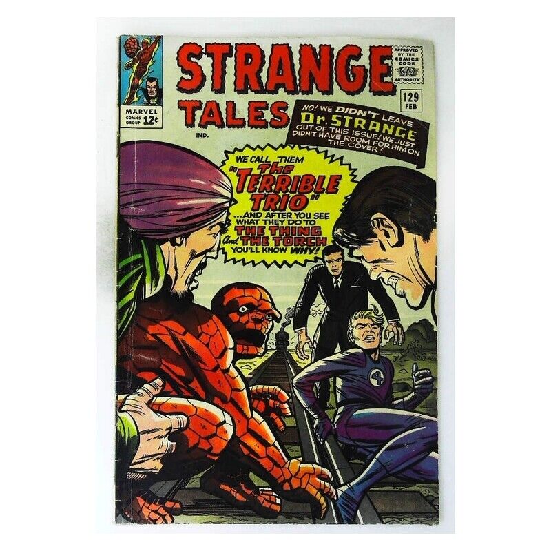 Strange Tales #129  - 1951 series Marvel comics Fine minus [c.