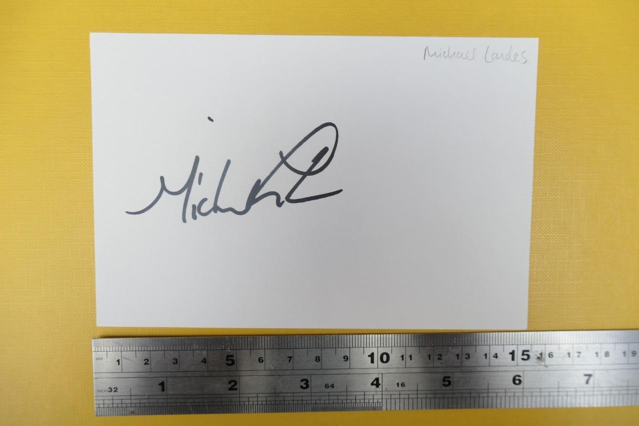 Michael Landes American actor  Original Autograph