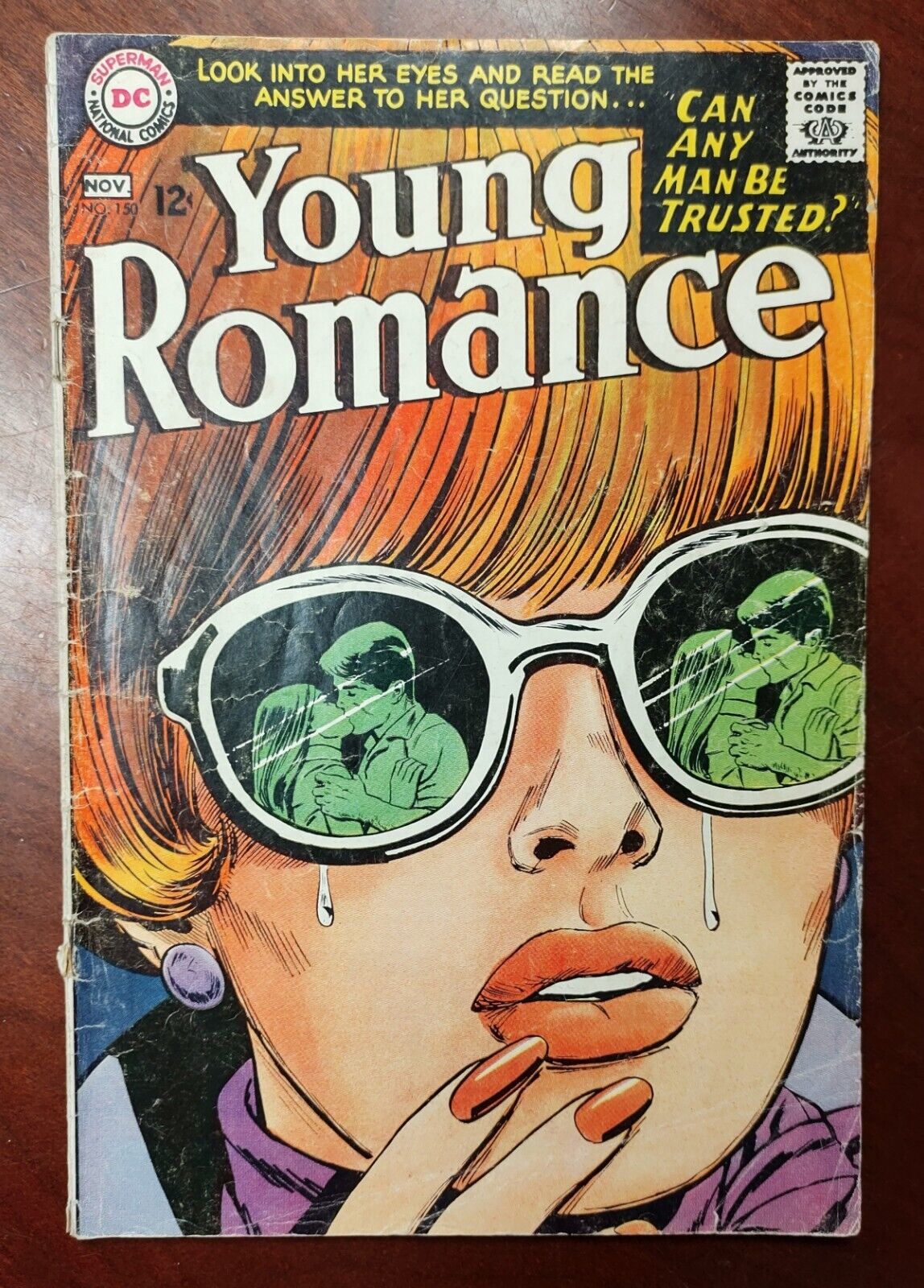 Vintage 1967 DC Young Romance #150 Comic Book  Classic Jay Scott Pike Cover