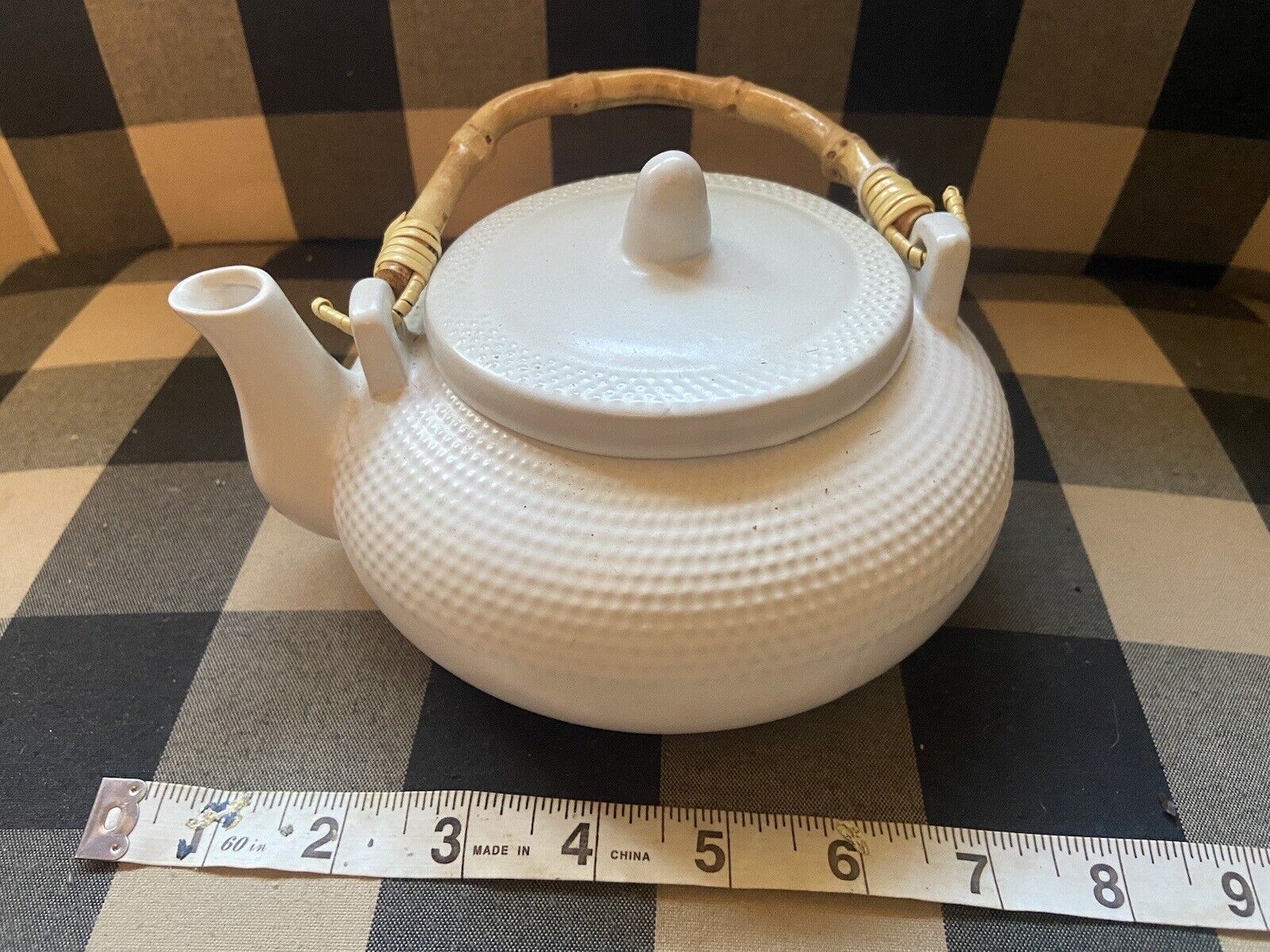 Vintage DesignPac Oriental Ceramic Teapot 