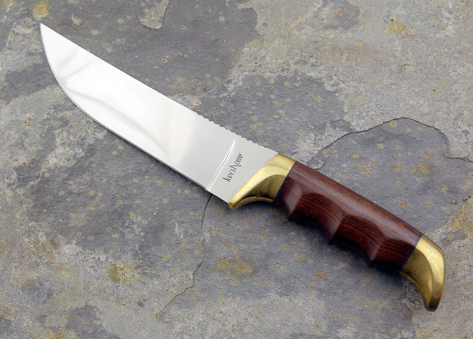 VINTAGE KERSHAW 1035 MOOSE HUNTER JAPAN HUNTING SKINNING KNIFE W/ Box Rare