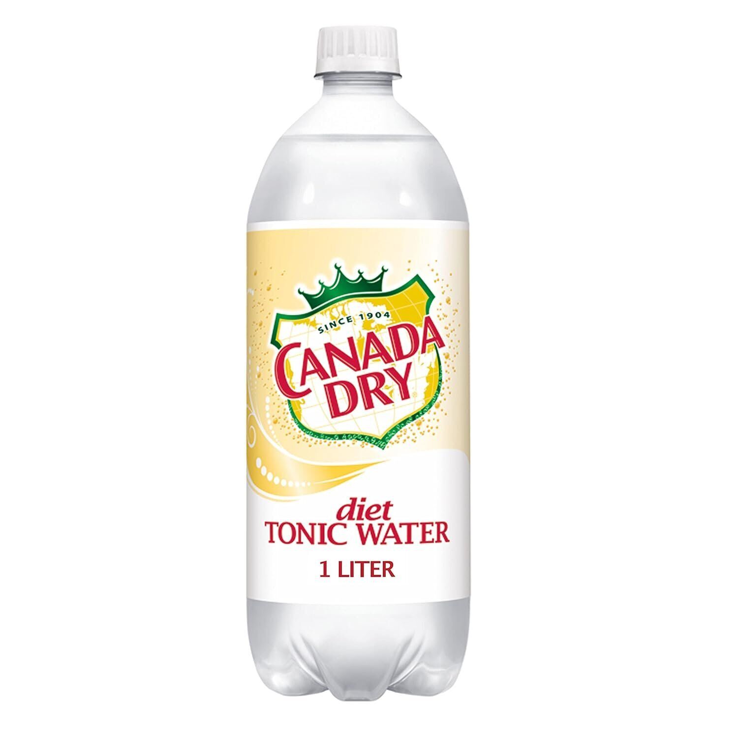 Diet Canada Dry Tonic Water, 1 Liter Bottle