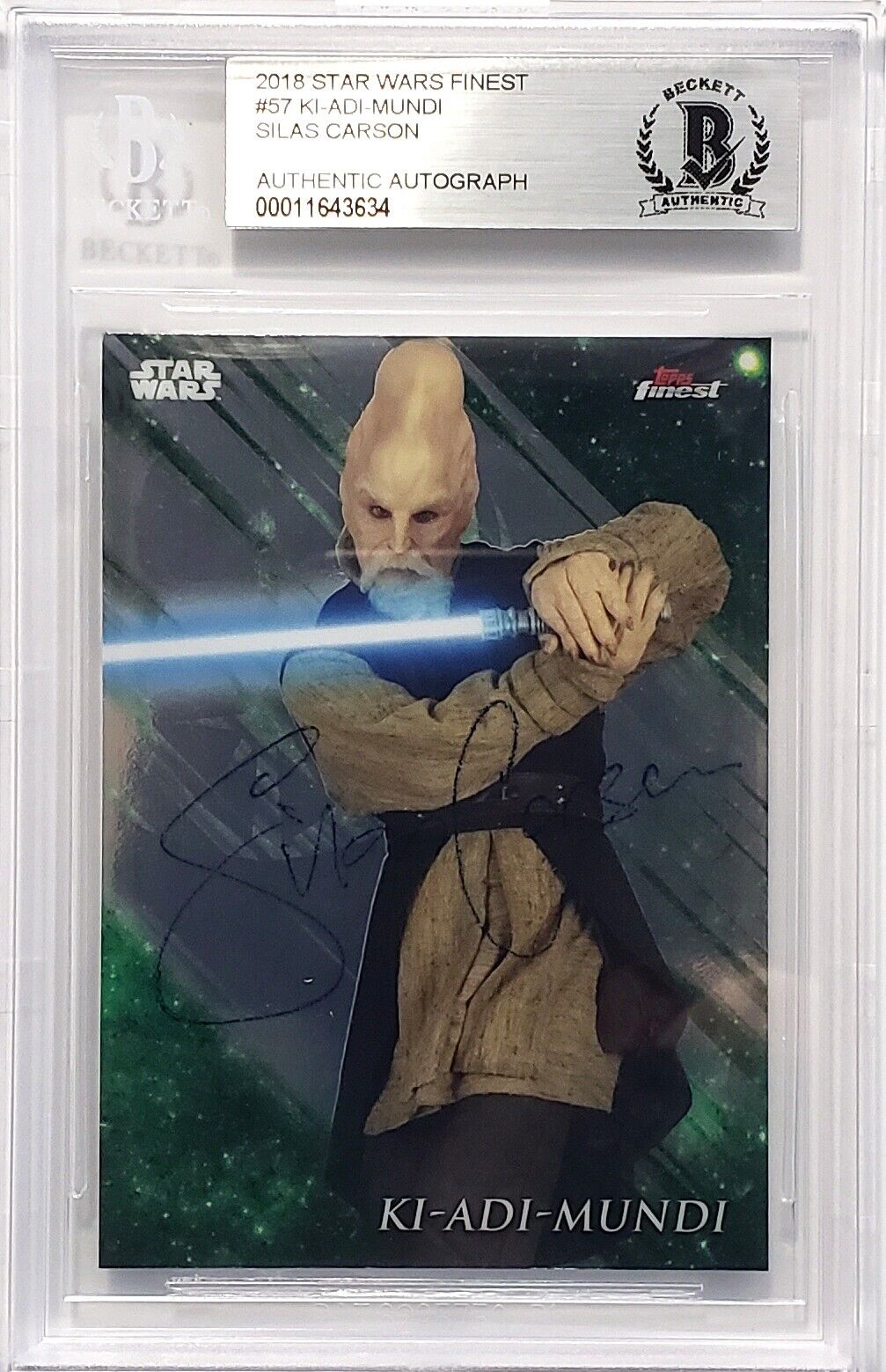 2018 STAR WARS SILAS CARSON Signed \