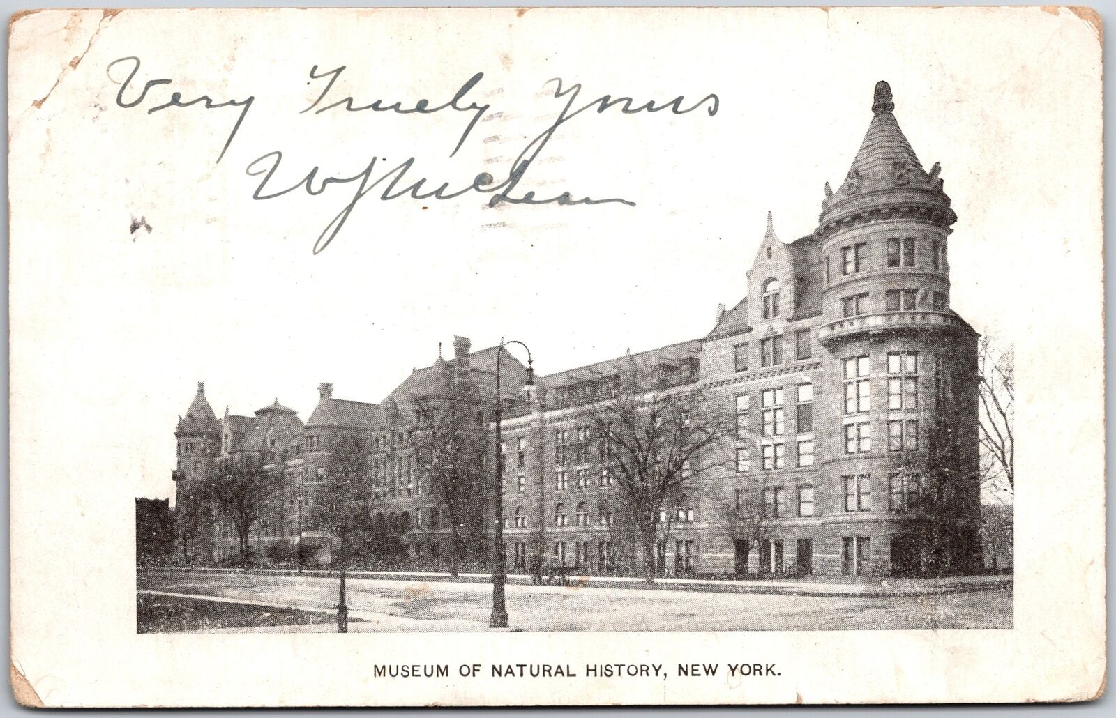 1902 Museum Of Natural History New York City NY Antique Building Posted Postcard