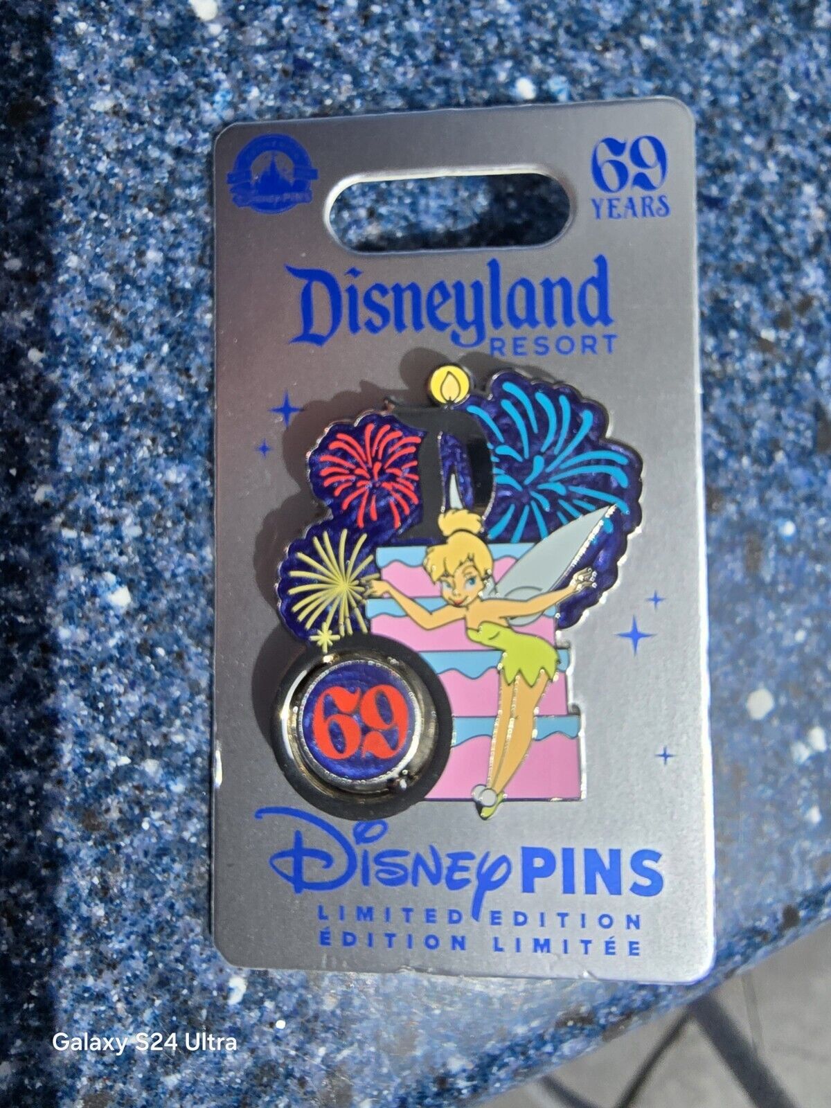 Disneyland 69th Anniversary Birthday pin Disney Parks Limited Edition