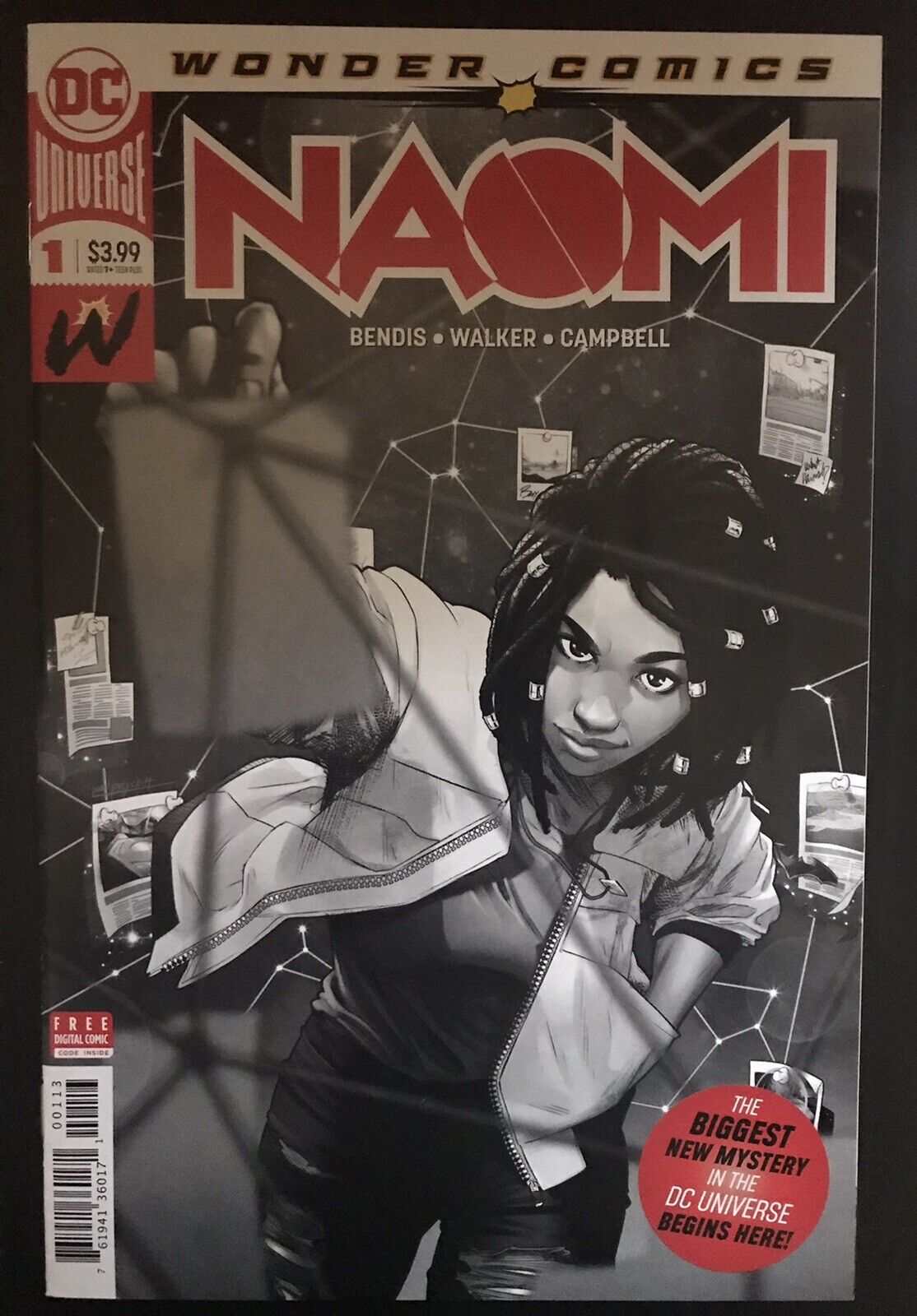 Naomi #1 DC 2019 Sketch Variant DC Comic Book NM Condition