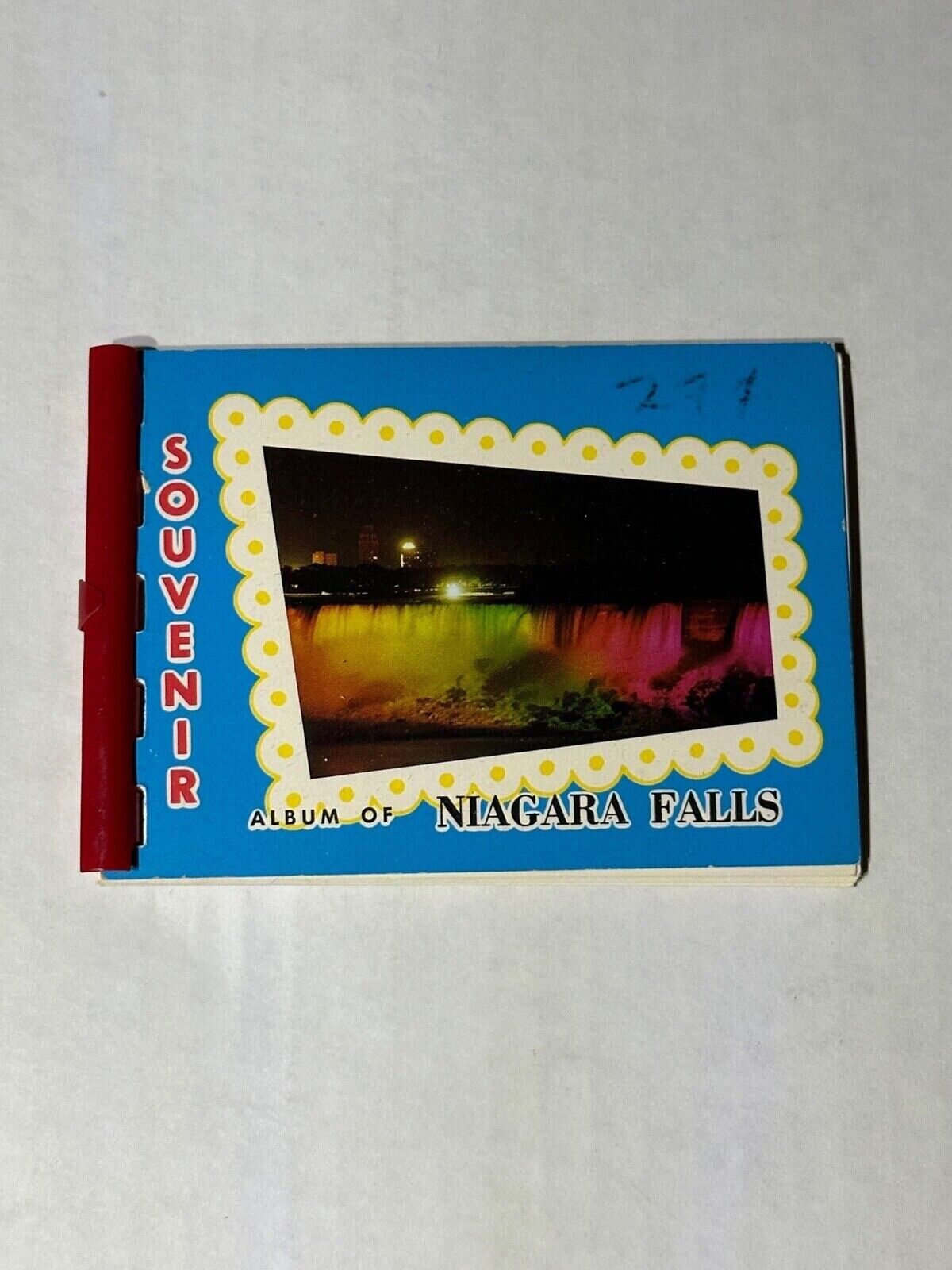 Souvenir Album Of Niagara Falls Mini Postcard Book