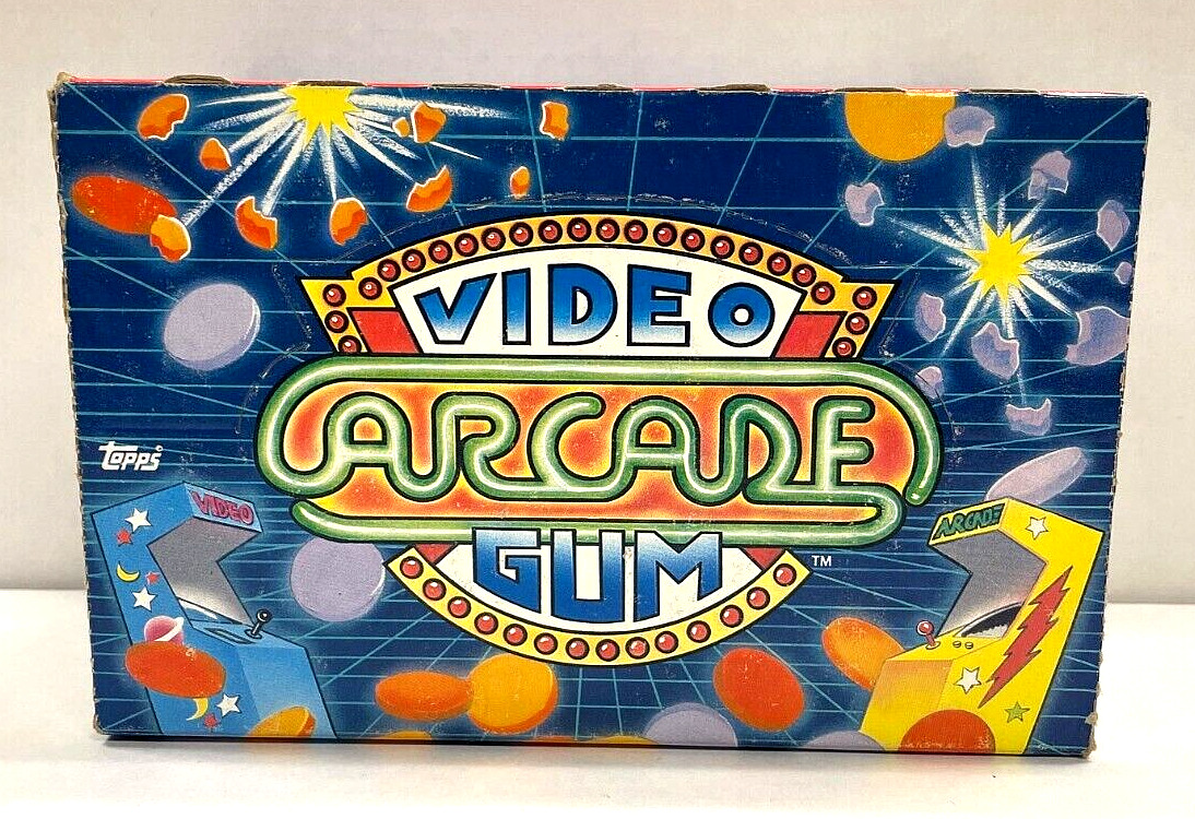 Vintage Rare 1983 Topps Video Arcade Gum Hobby Wax Box