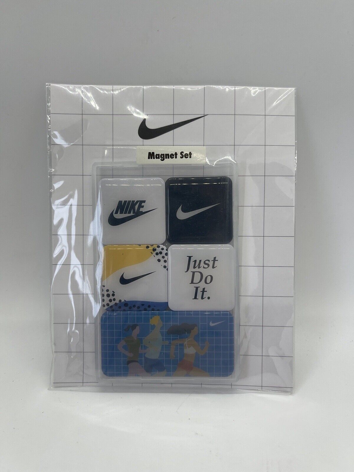 Nike Store Promo Magnet Set Of 5 RARE Promotional Item Swoosh Just Do It