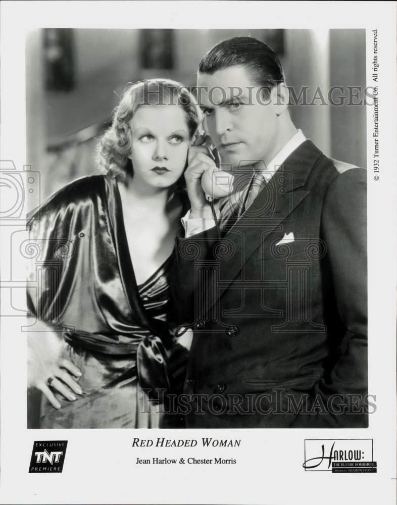 1932 Press Photo Jean Harlow and Chester Morris in \