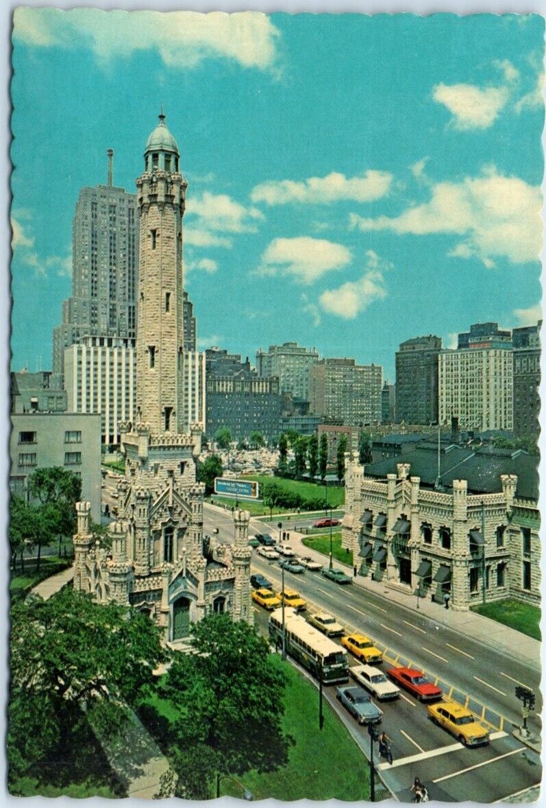 Postcard - Chicago Water Tower - Chicago, Illinois