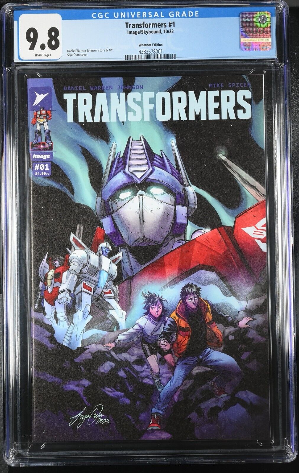 Transformers #1 Siya Oum Trade Variant CGC 9.8