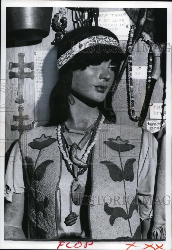 1973 Press Photo Exhibit at the Indian Ridge Museum - cvb12131