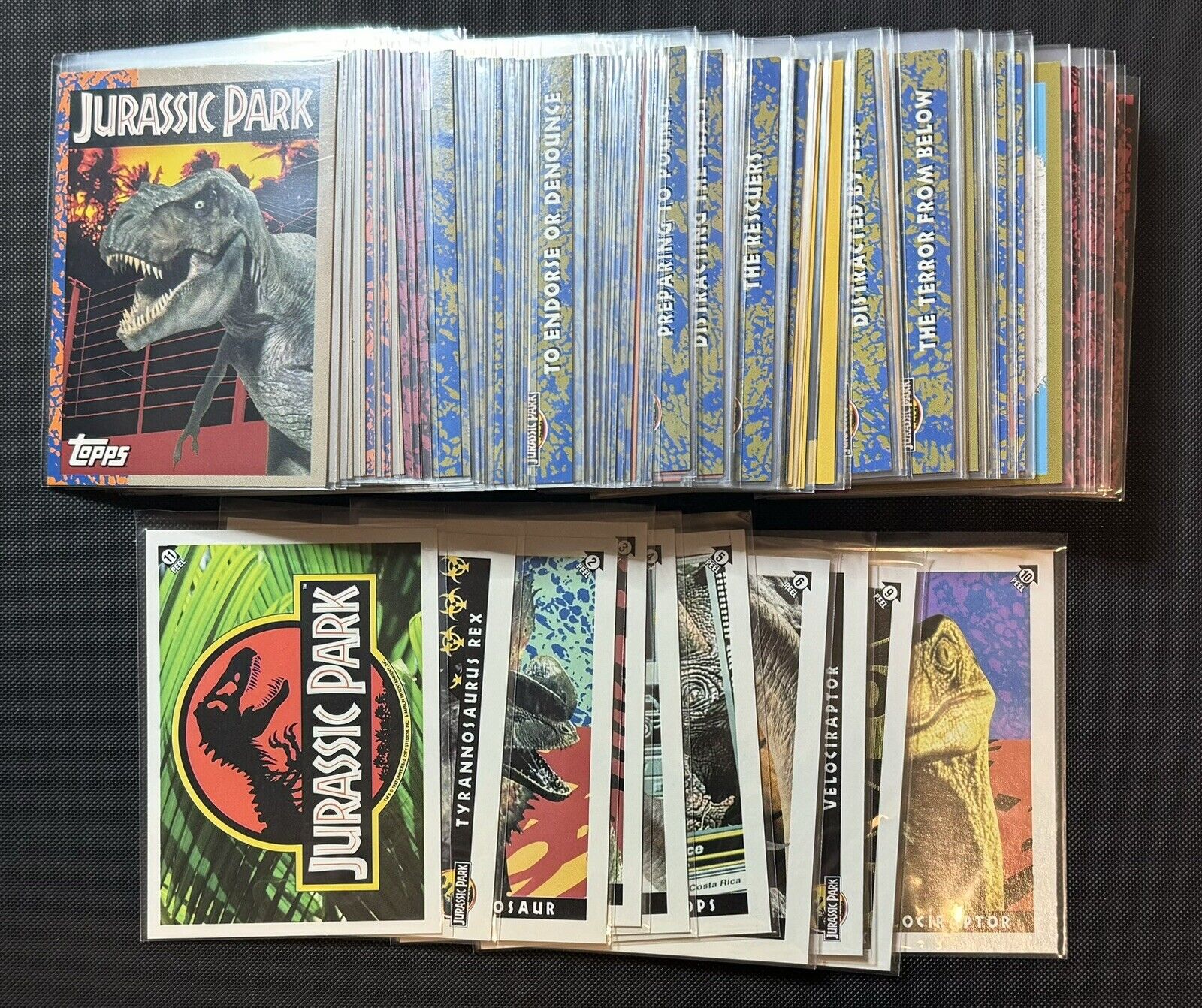 1993 Topps Jurassic Park Complete Set (1-88) + Sticker Set (1-11)