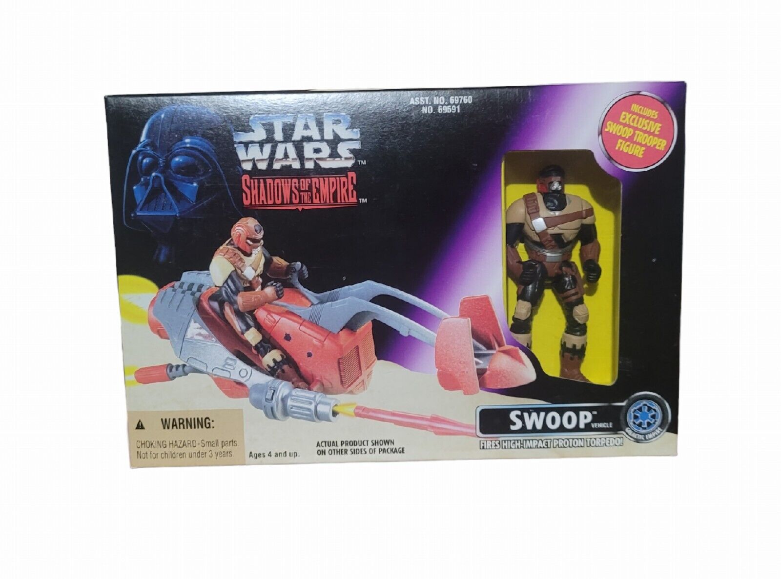 VGT 1996 Kenner Star Wars Shadows Of The Empire Swoop Vehicle With Swoop Trooper