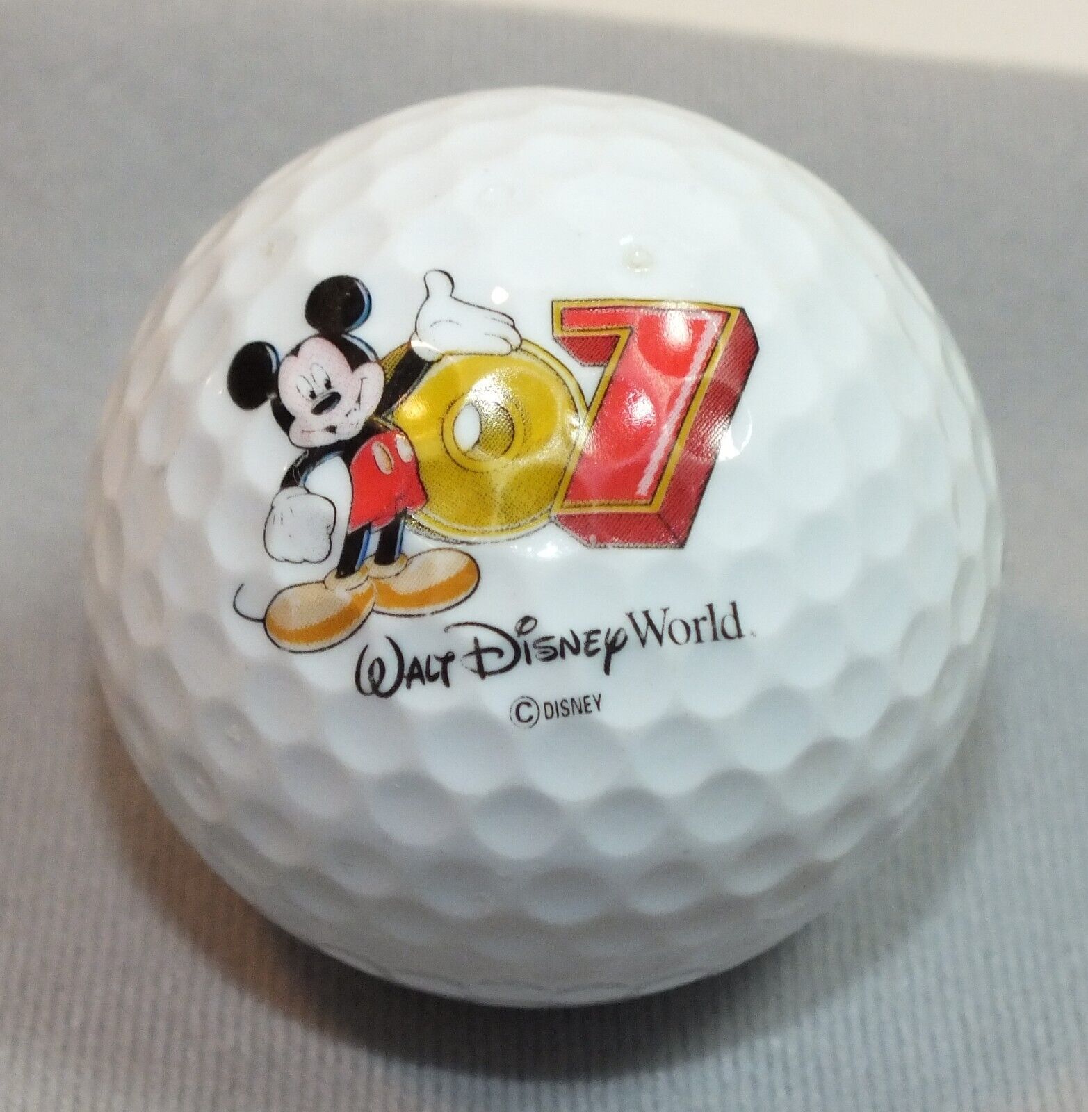 Disney Golf Ball 2007 Walt Disney World Mickey Mouse Vacation Sport Pinnacle D28