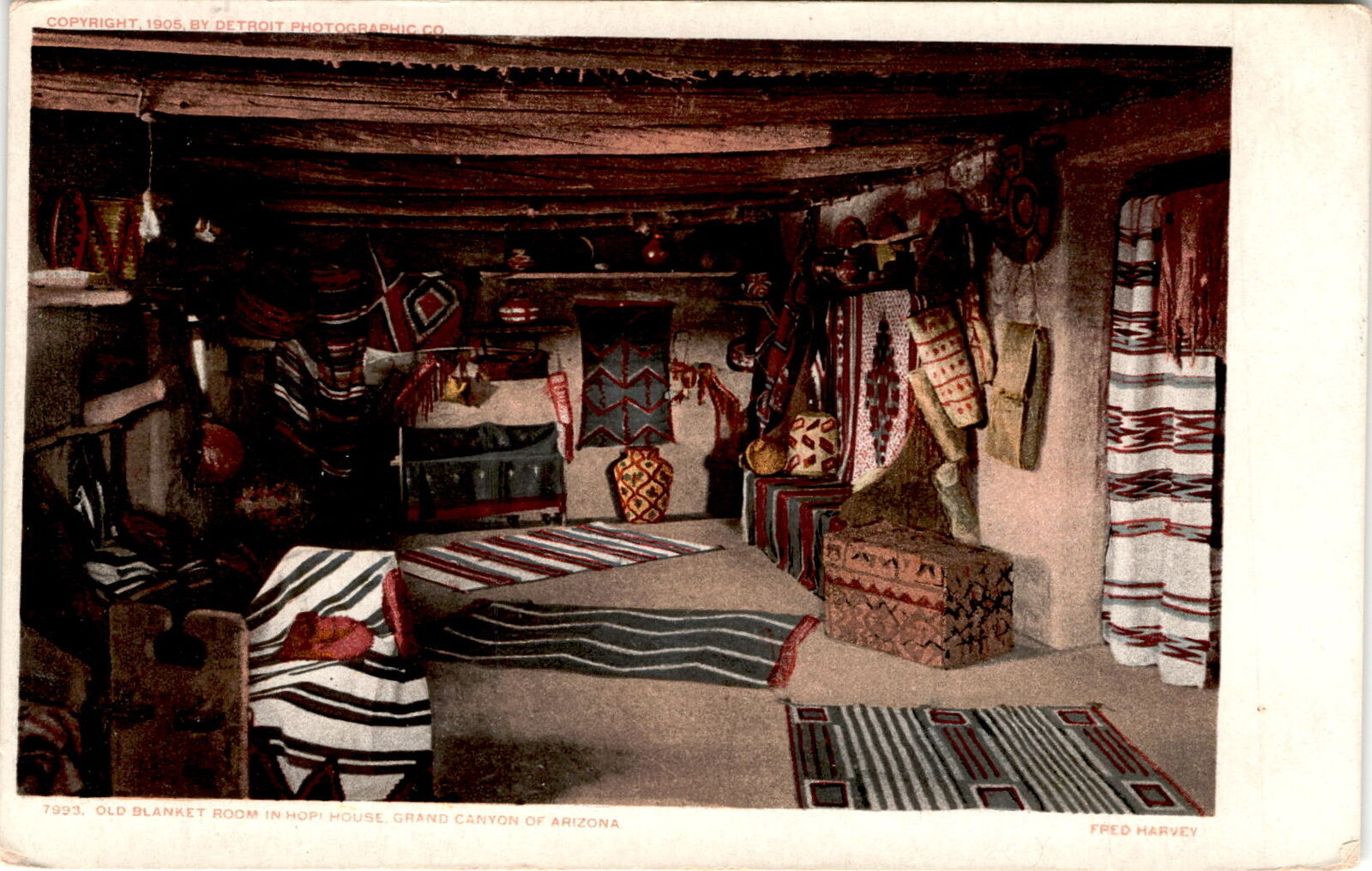 Hopi House, Grand Canyon, Arizona, Detroit Photographic Co., Fred Postcard