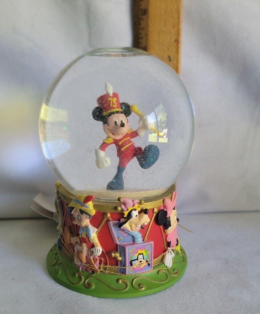 Vintage Disney Store Mickey's 75th Anniversary Special Edition Snow Globe 5 inch