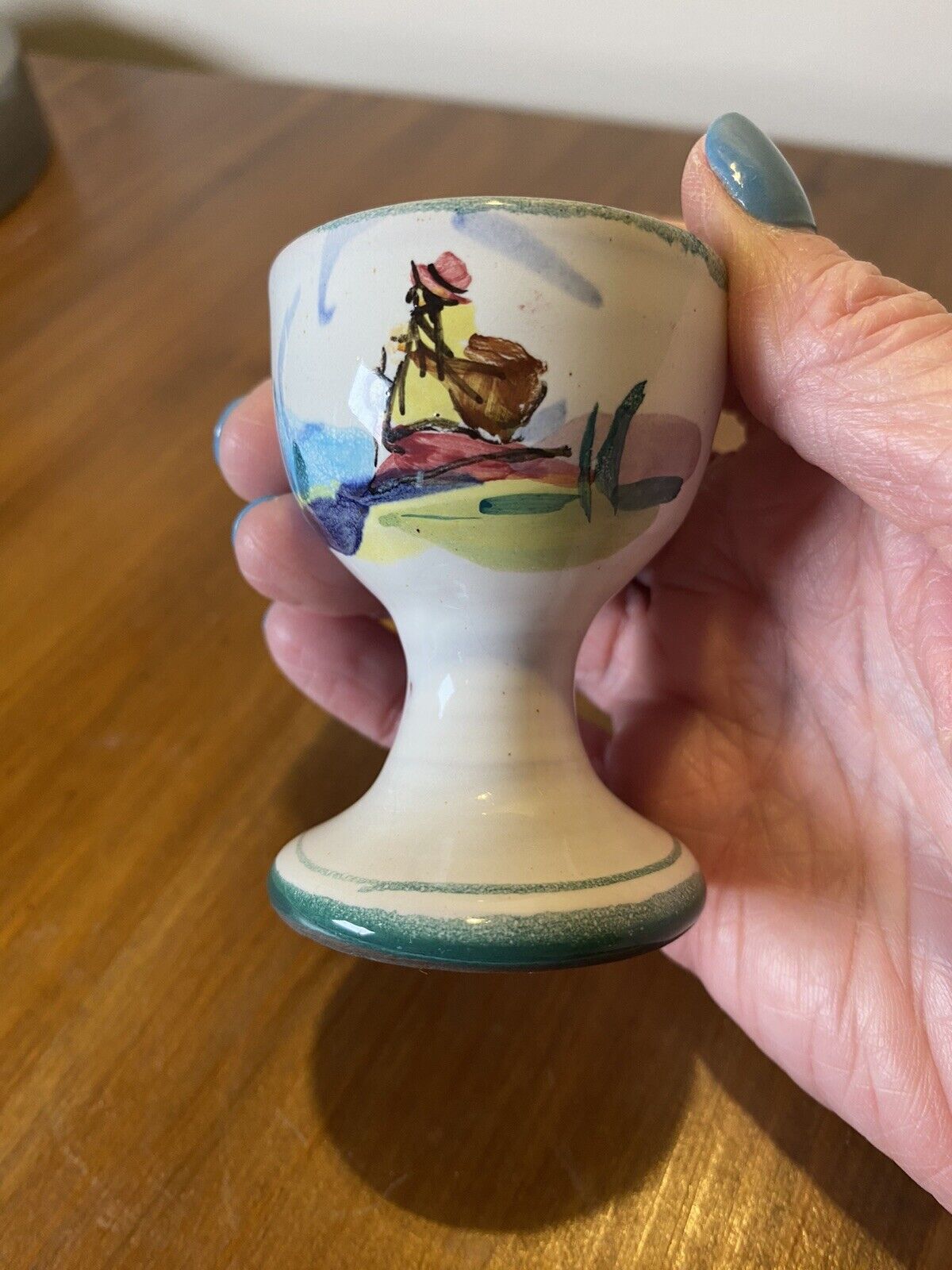 vintage porcelain egg cup