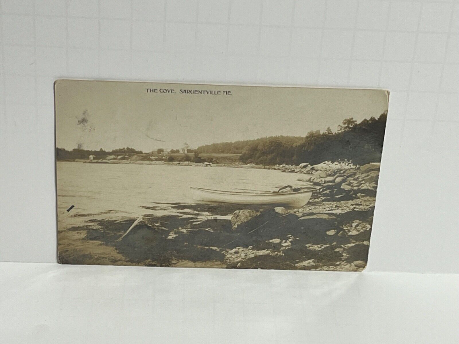 Postcard The Cove Boat Sargentville Maine ME c1910 A69