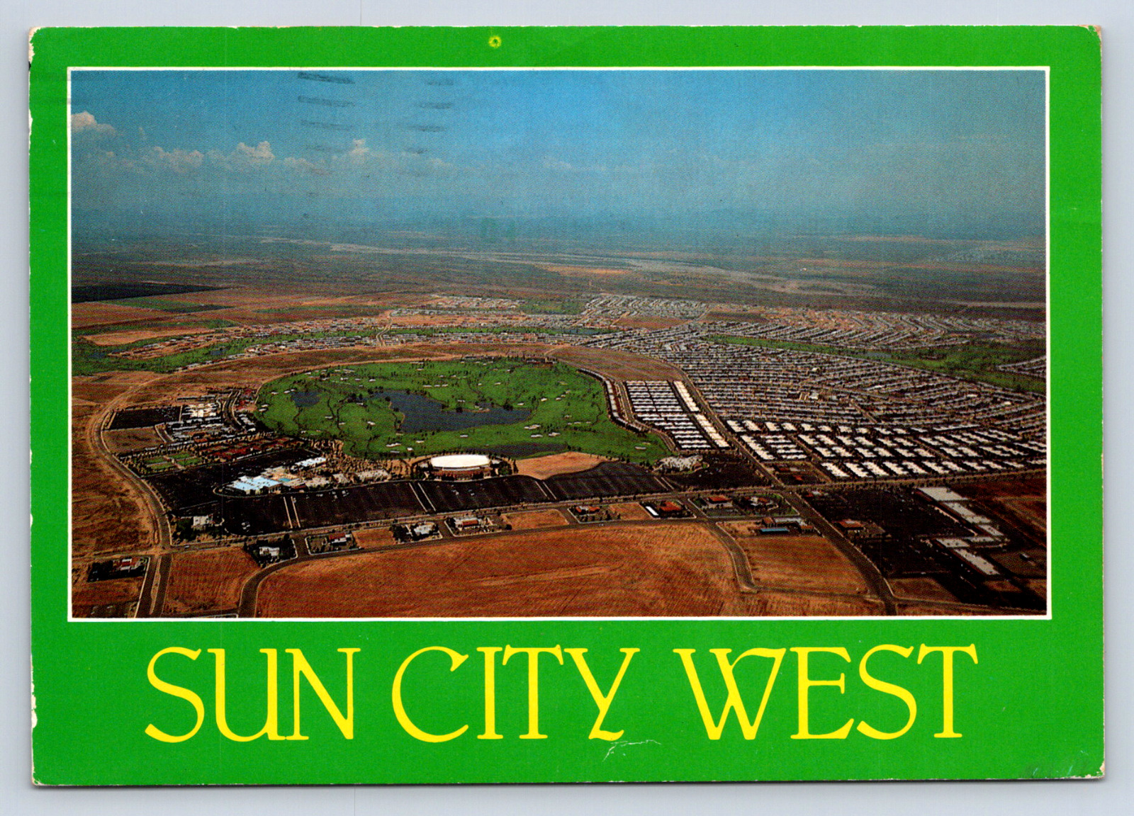 Vintage Postcard Sun City West Arizona