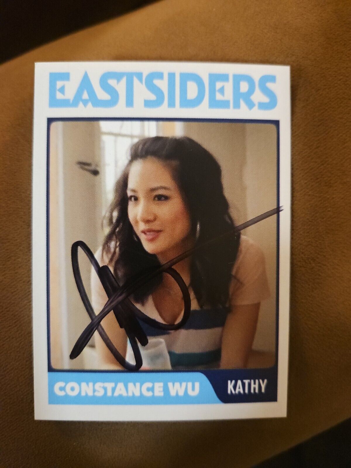Constance Wu Custom Signed Card - Played Kathy In Eastsiders