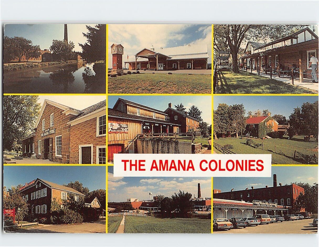 Postcard The Amana Colonies Amana Iowa USA
