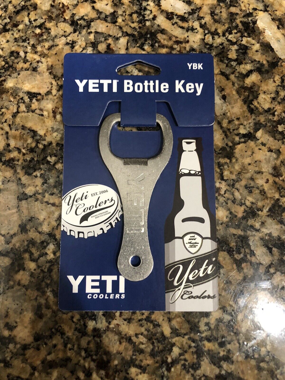 YETI Stainless Steel Bottle Key Bottle Opener YBK (Brand New)