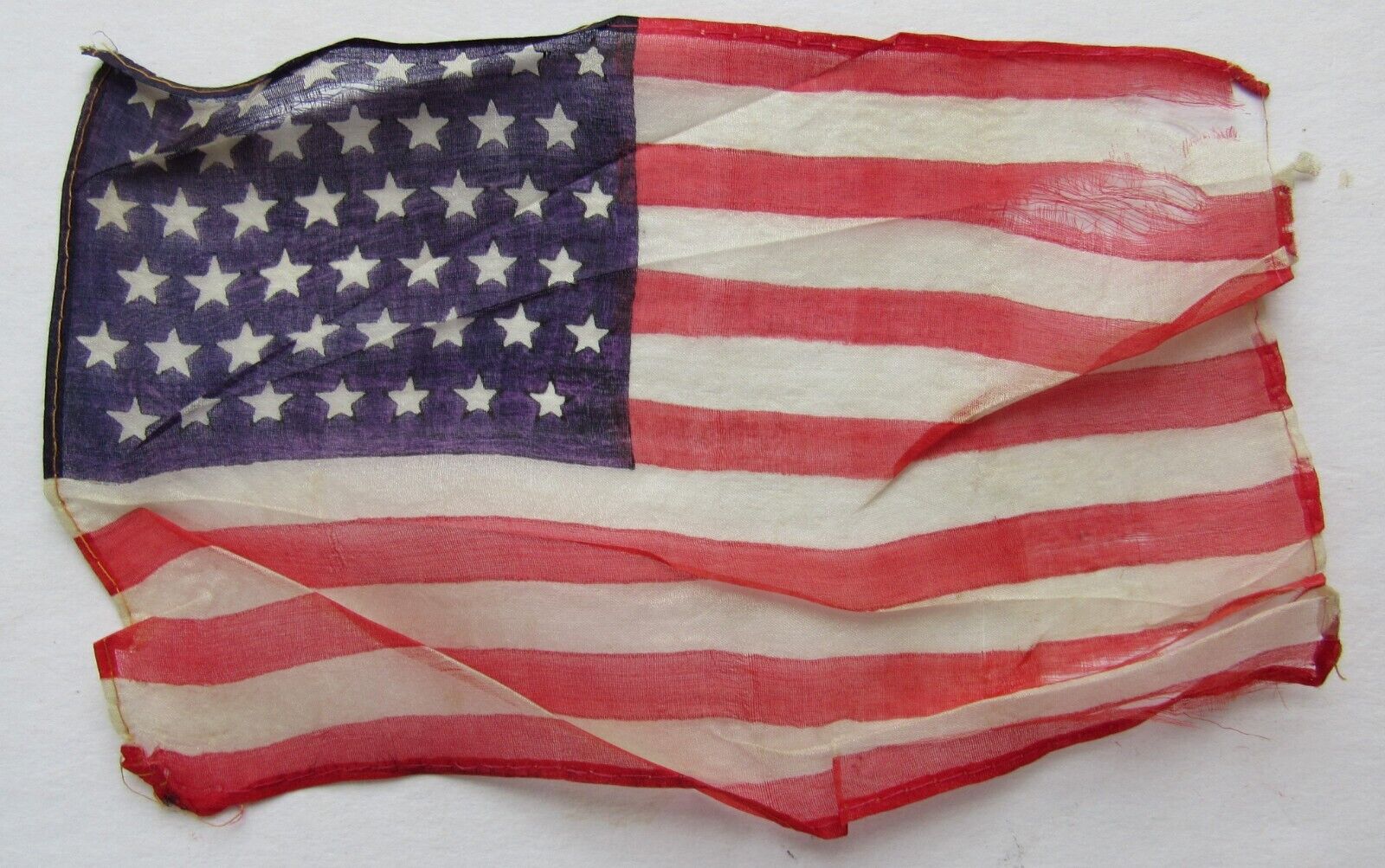Small 45 Star American Flag Utah (1896-1907) 6.5 x 4 inches