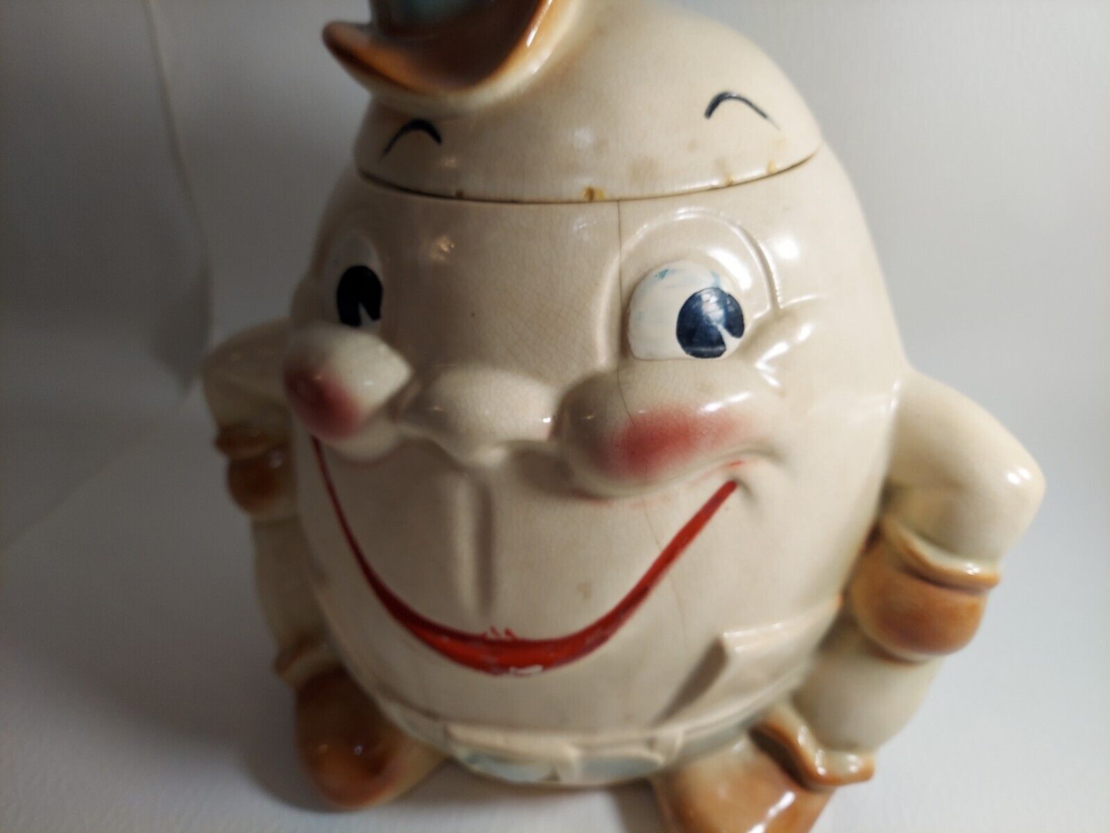 Vintage Brush 1962 Humpty Dumpty W-29 Cookie Jar used condition/ceo