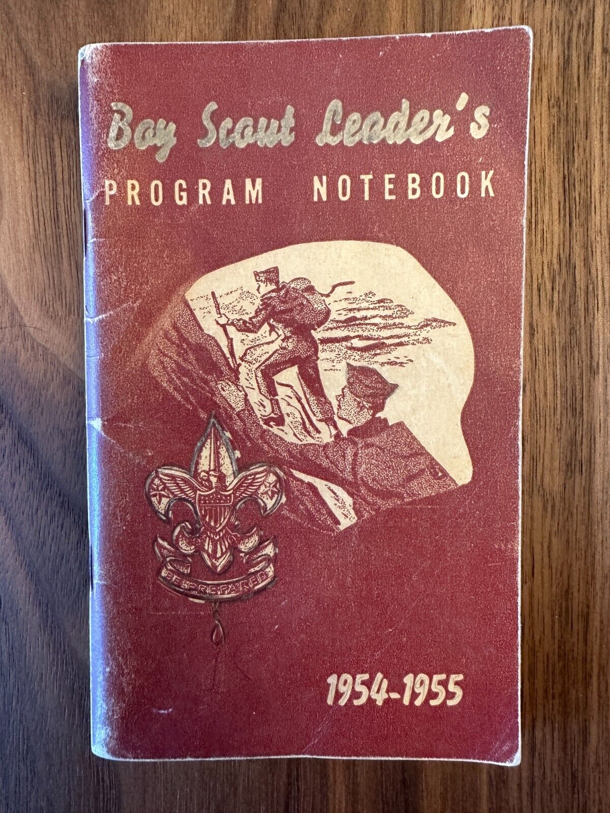 Antique 1954 Boy Scout Leader's Program Notebook Riverside CA Los Angeles Area