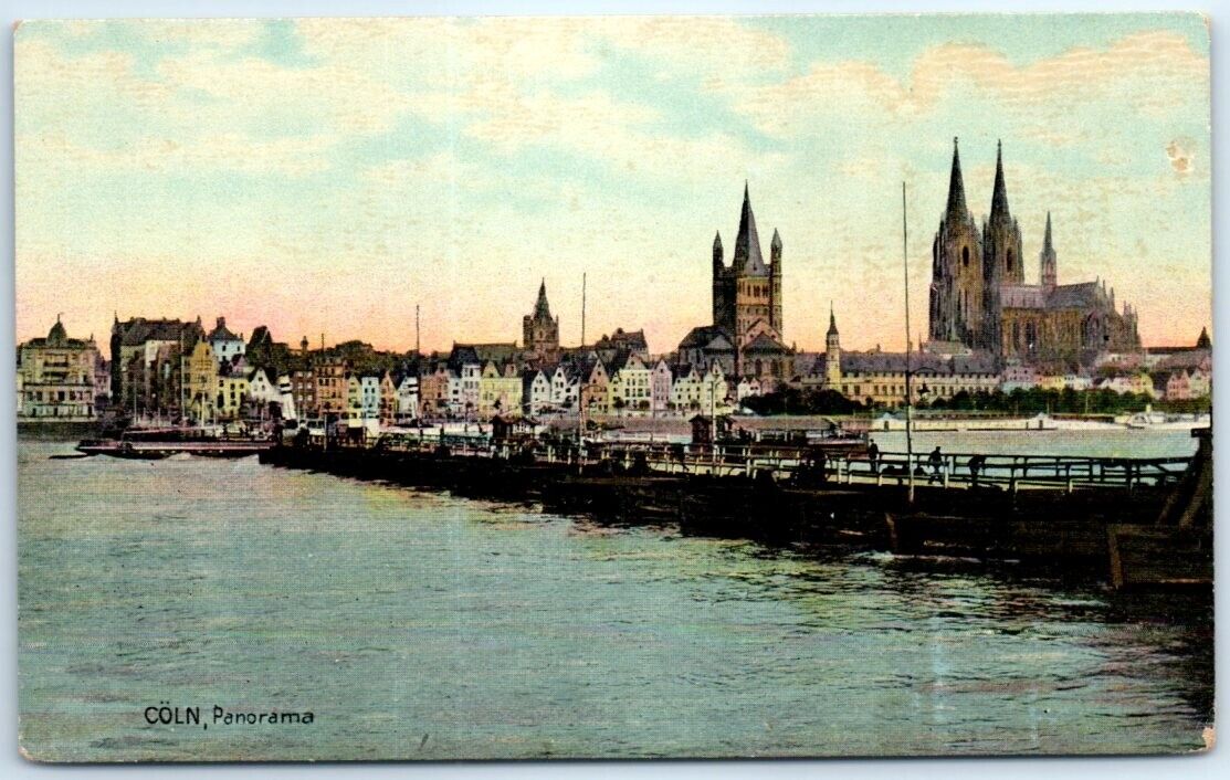 Postcard - Panorama - Cologne, Germany